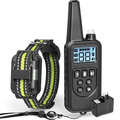 800M Remote Dog Training Collar – Waterproof Design with Soft Contact Points, Vibration, Tone & Shock Modes (For 1 Dog)