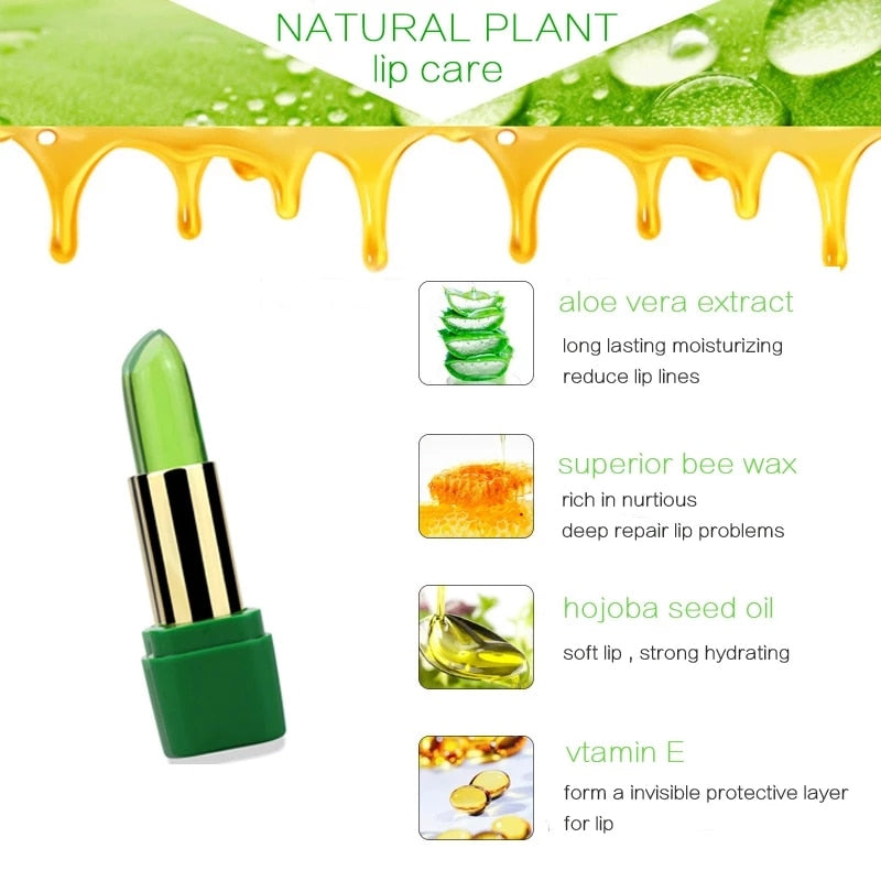 Aloe Vera Moisturizing Lip Balm – Long-Lasting, Waterproof