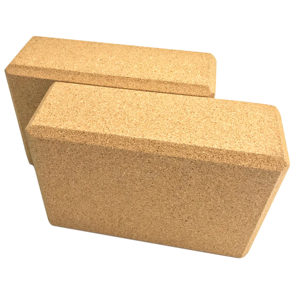 Eco-Friendly Cork Yoga Block – Oversized Non-Slip Support Brick for Stretching & Balance