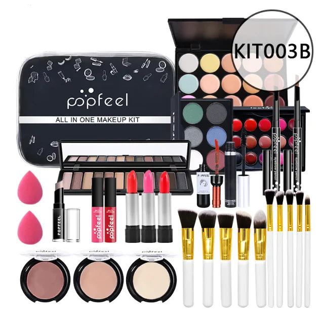 Beginner’s Complete Makeup Set – All-in-One Kit with Concealer, Eyeliner & Eyebrow Pencil (Multi-Shade Options)
