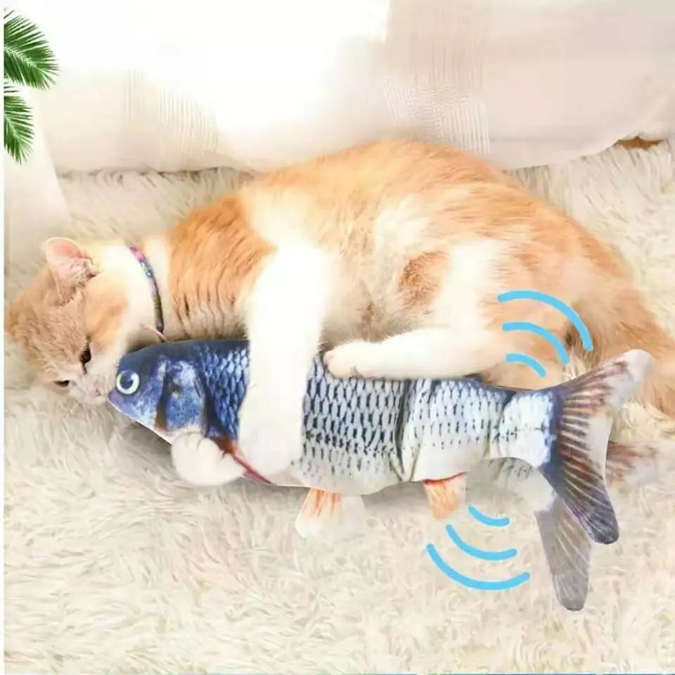 Cat Interactive Electric Floppy Toy Fish: Fun & Excitement for Your Feline Friend!