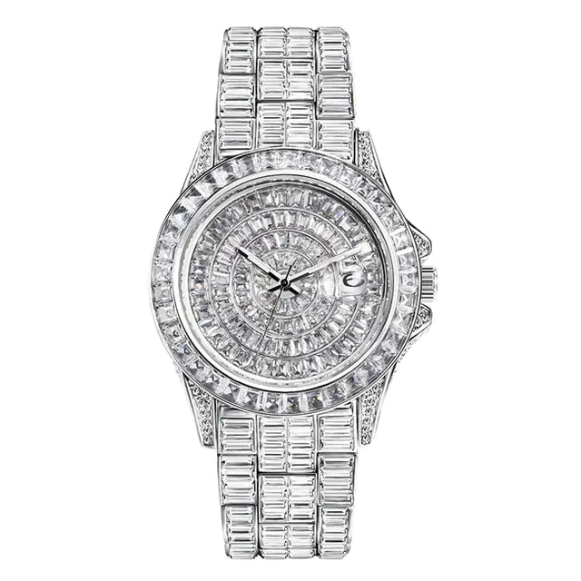 Introducing the Full Diamond Watch: Timeless Elegance Redefined!