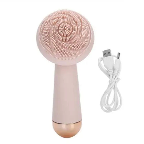 Silicone Facial Brush - Rose