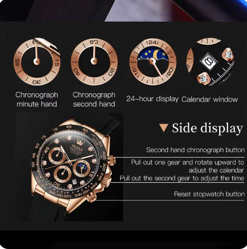 Lumi Tech Men's Multifunctional Quartz Watch: Where Style Meets Functionality