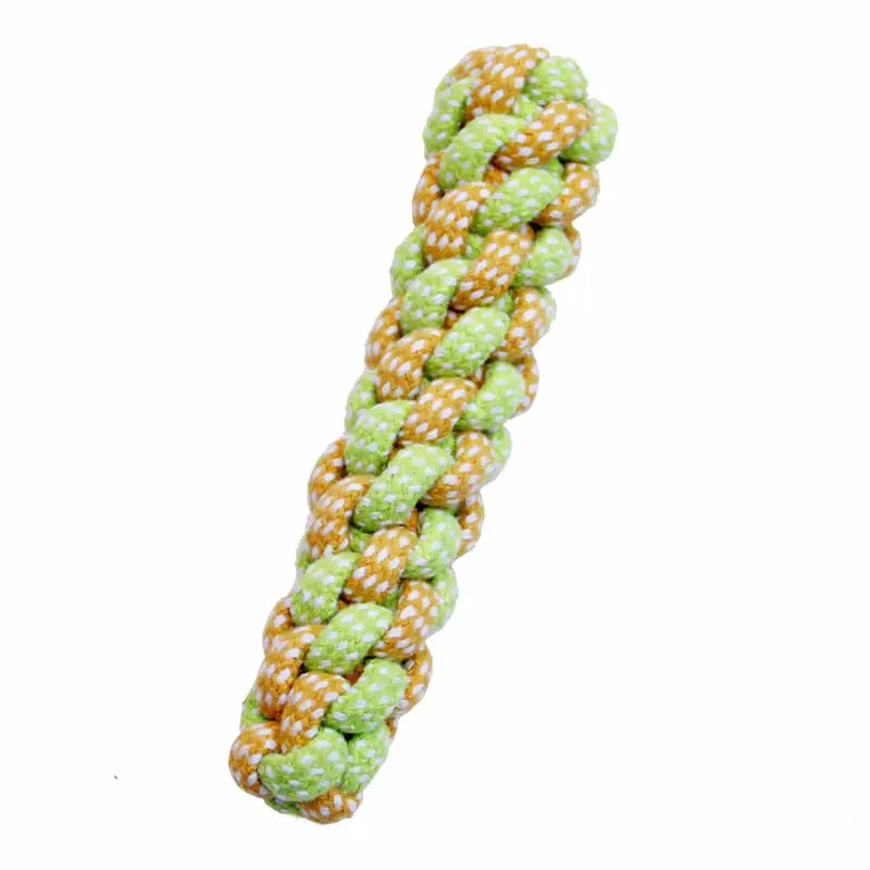 Colorful Dog Bite Rope Combo Set – Hand-Woven Cotton Toys for Tug, Chew & Fetch