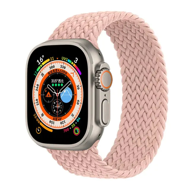 Upgrade Your Apple Watch with a Stretchable Nylon Elastic Loop Band