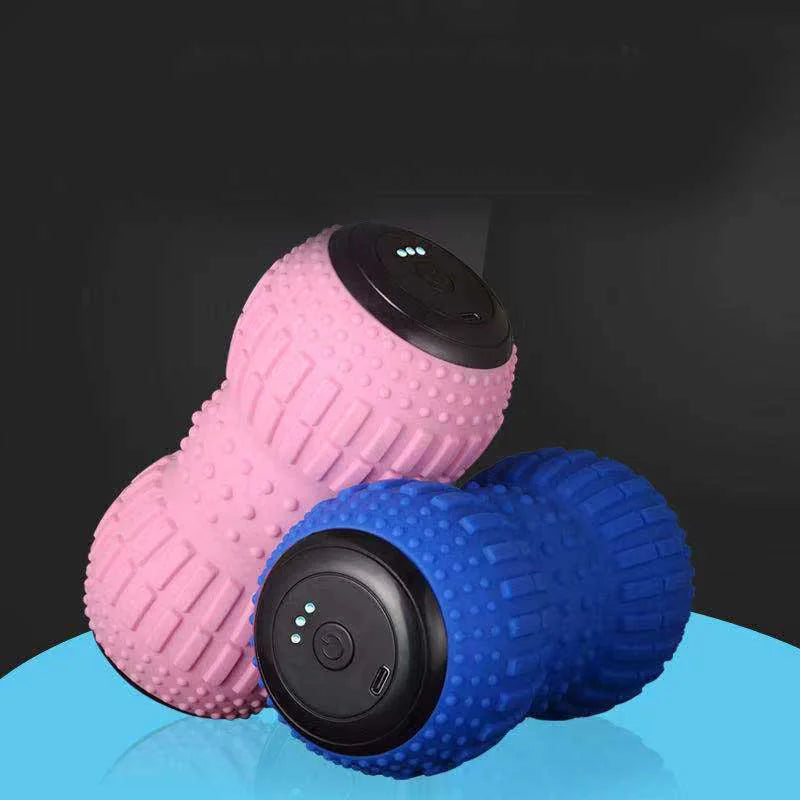 Rechargeable electric yoga massage ball with 3 vibration levels