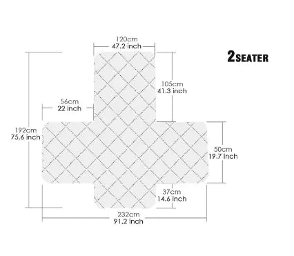Waterproof Anti-Slip Sofa Cover – Scratch-Resistant and Easy to Clean