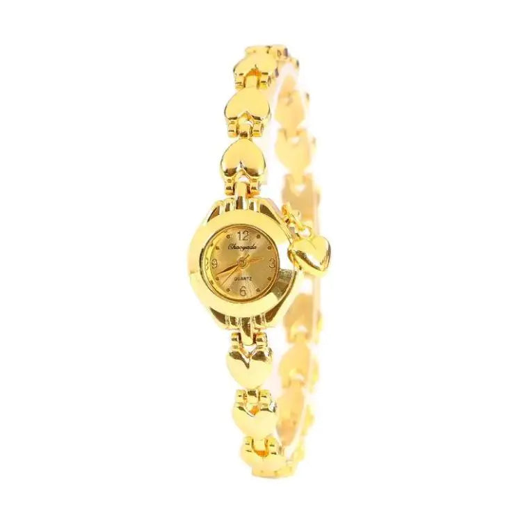 Quartz Steel Belt Heart Bracelet Women's Watch: A Blend of Elegance and Functionality