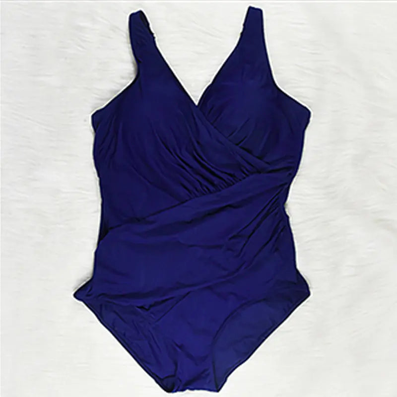 Best-Selling Plus Size Bikini One-Piece Swimsuit – Flattering Full Coverage for Curvy Women (4XL–8XL)