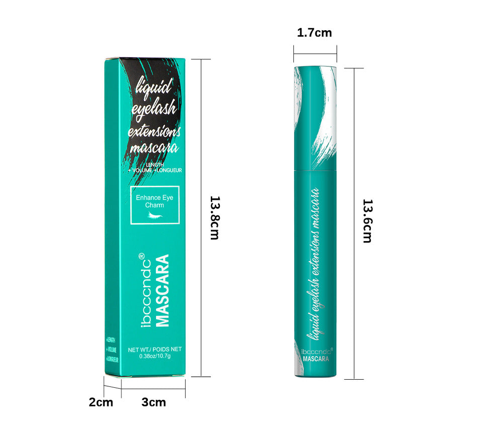 Waterproof Mascara – Volume & Length with Silicone Brush and Quick-Drying Formula (13.6cm Tube)