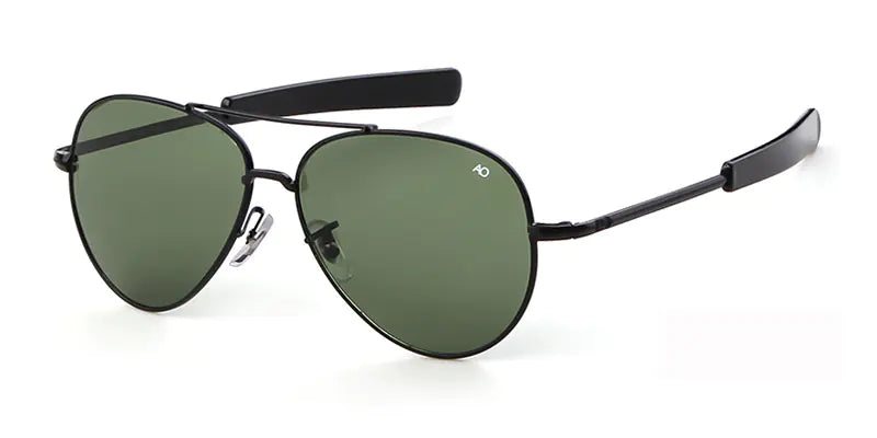 Unisex Premium Metal Frame Sunglasses (Glass Lenses, UV400, 95% VLT, 0.15 kg Lightweight Design)