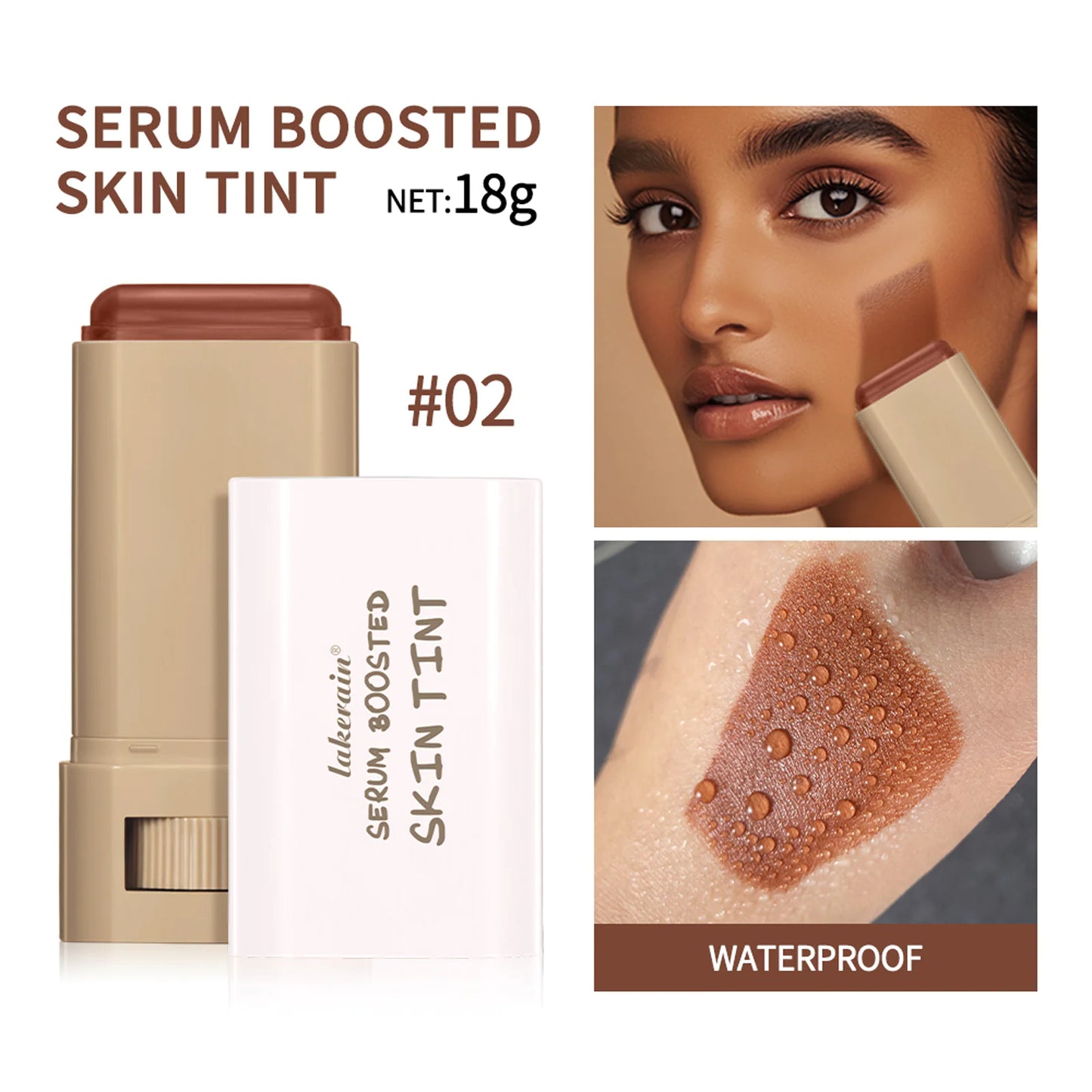 Serum Boosted Skin Tint Stick – Silky Radiant Coverage in 6 Buildable Shades