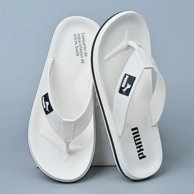 Men’s PVC Flip-Flops – Anti-Slip, Durable, and Beach-Ready Style
