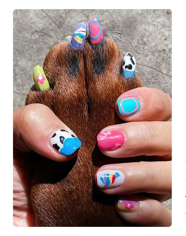 Dog Nail Polish Pen – 12 Vibrant Colors, Quick-Dry, Pet-Safe Formula
