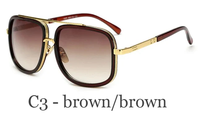 Step Up Your Style Game with Classic Oversized Men’s Sunglasses