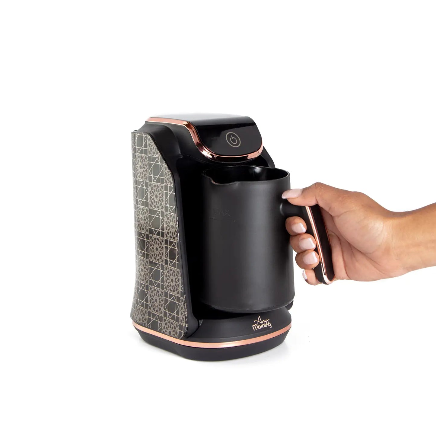 Turkish Coffee Maker – Authentic Electric Turkish Coffee Machine with Auto Shut-Off & Boil Sensor (240 ml, 420W, 120V)