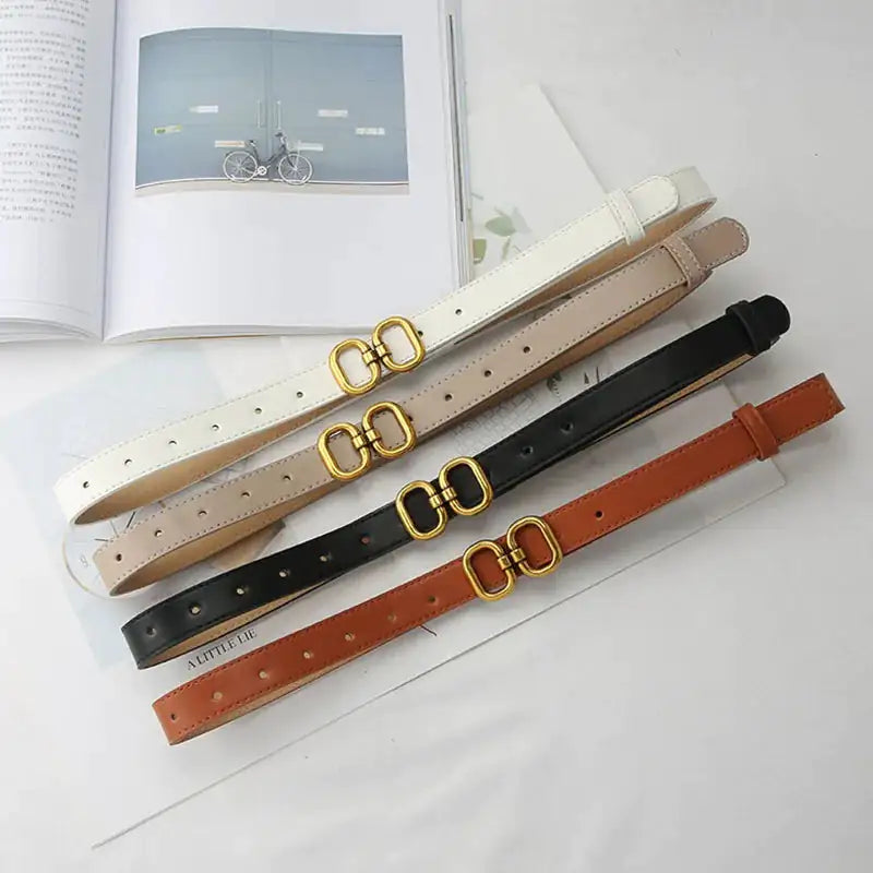Elevate Your Look with the Elegant Leather Designer Belt for Women