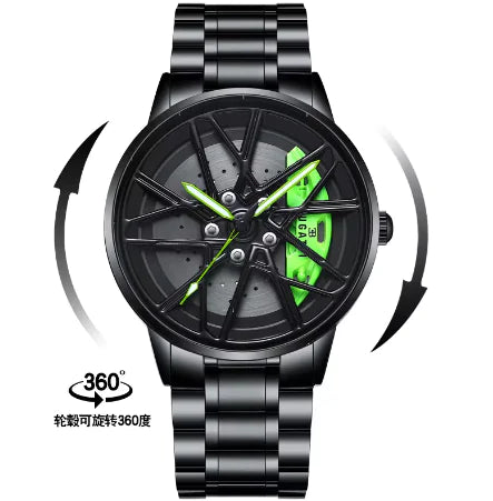 Mustang Car Wheel Hub Rim Watch – A Must-Have for Car Enthusiasts