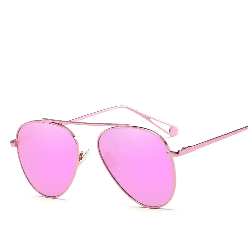 Aviator-Style HD Polarized Sunglasses – Lightweight Metal Frame with UV400 Protection