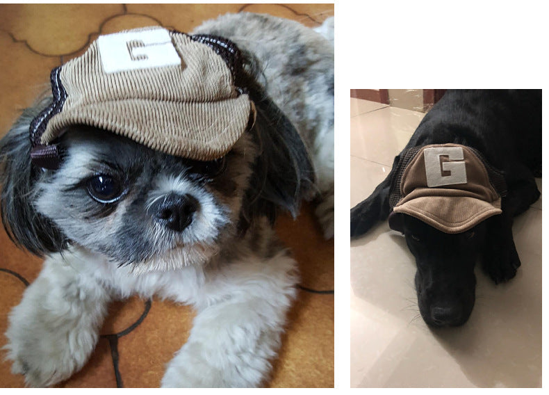 Pet Hat Sports Sunscreen Dog – Breathable Sun Hat with Adjustable Fit for Small to Large Dogs (S–L)