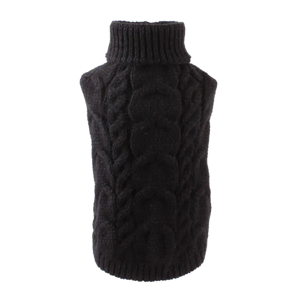 Autumn and Winter Warm Woolen Pet Clothes – Cozy Wool-Acrylic Blend Sweaters for Dogs & Cats (XS to XL Sizes)