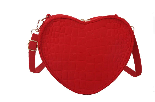Heart Shaped Design Purse – Whimsical Compact Handbag with Playful Charm