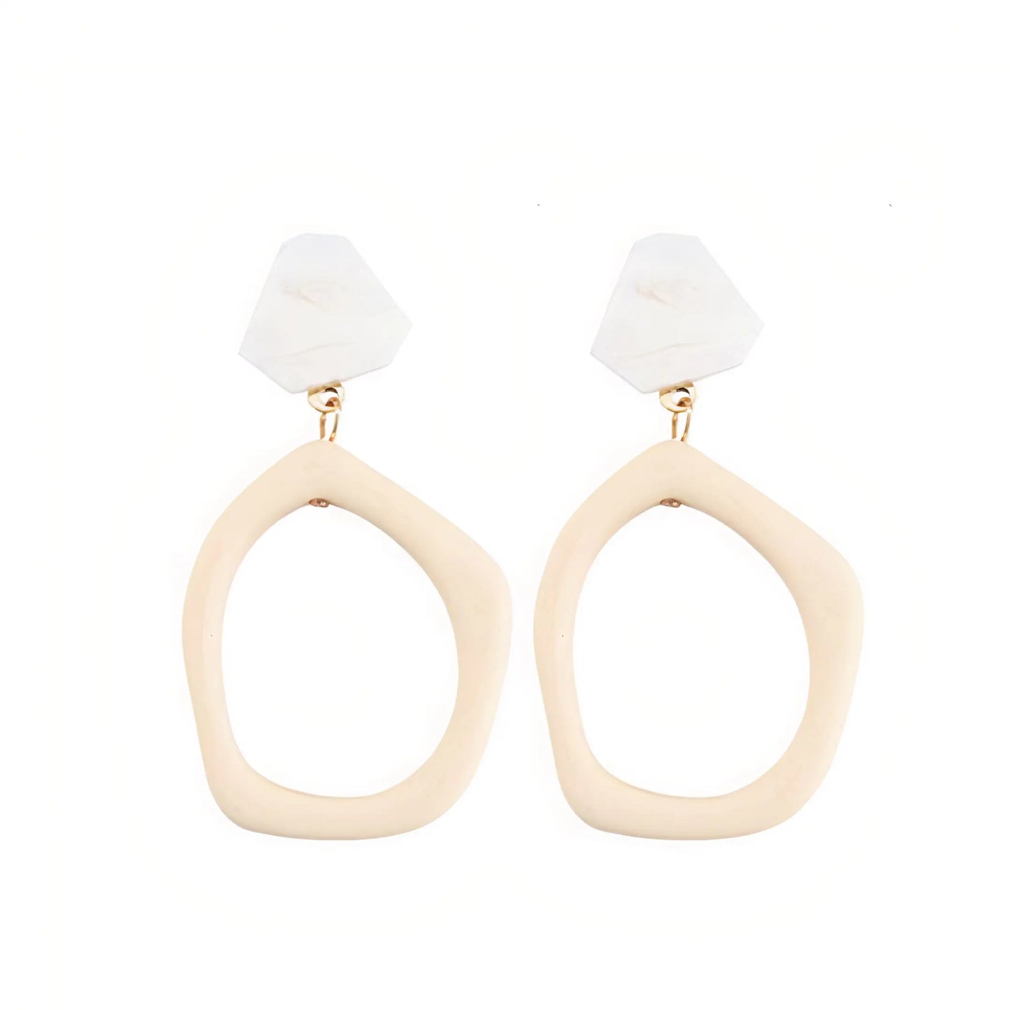 Carmen Earrings – Vintage-Inspired Statement Earrings with Uneven Cut Design