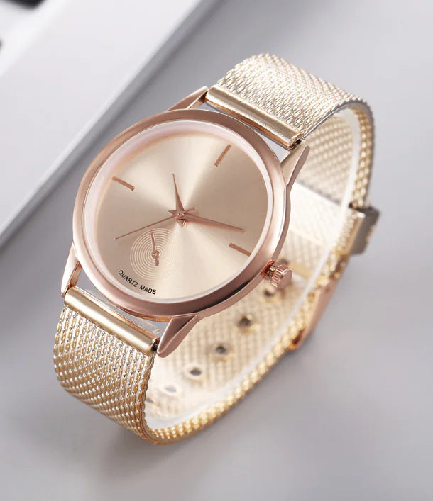 Introducing the Rose Gold Chic Watch – A Timeless Statement of Elegance