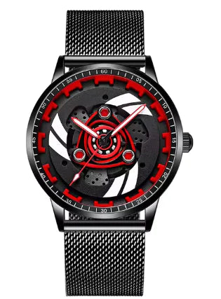 3D Spinning Motorcycle Engine Watch – For the Bold and Adventurous