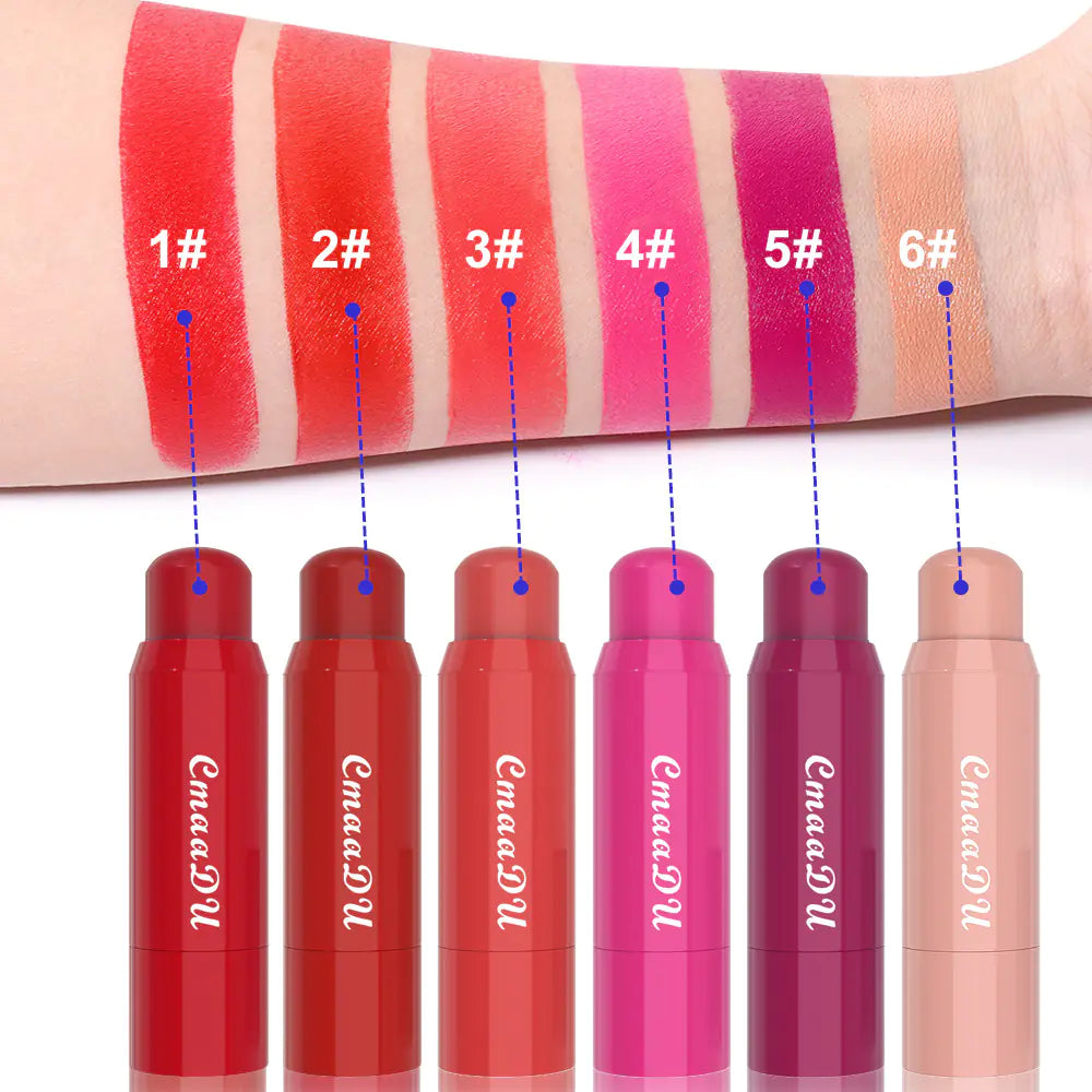 Multi-Use Blush, Lipstick & Eyeshadow Pot – 6 Vibrant Shades