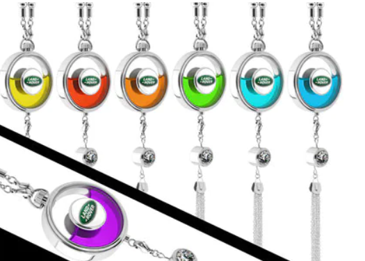 Car Perfume Hanging Pendant – Luxury Alloy Fragrance Charm for High-End Vehicles