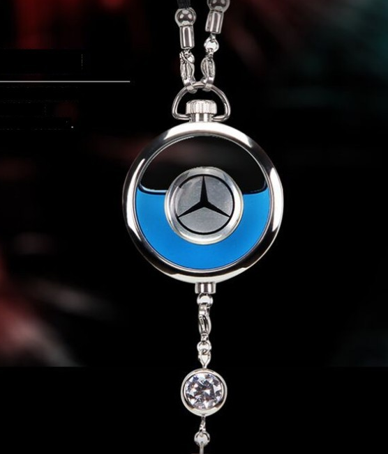 Car Perfume Hanging Pendant – Luxury Alloy Fragrance Charm for High-End Vehicles