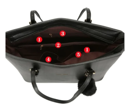 Casual Water-Resistant Bucket Handbag with Fluffy Charm – Everyday Elegance with a Playful Twist