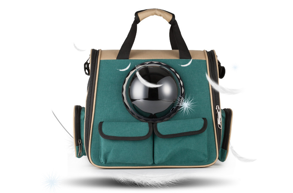 Space Pet Backpack – EVA Shell Travel Carrier with Acrylic Dome Window