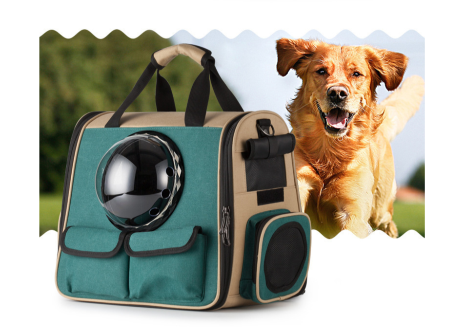 Space Pet Backpack – EVA Shell Travel Carrier with Acrylic Dome Window