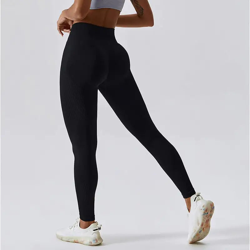 Seamless High Waist Yoga Pants – Women’s Sculpting Workout Leggings | Flexible, Breathable, Butt-Lifting Activewear (S–XL)