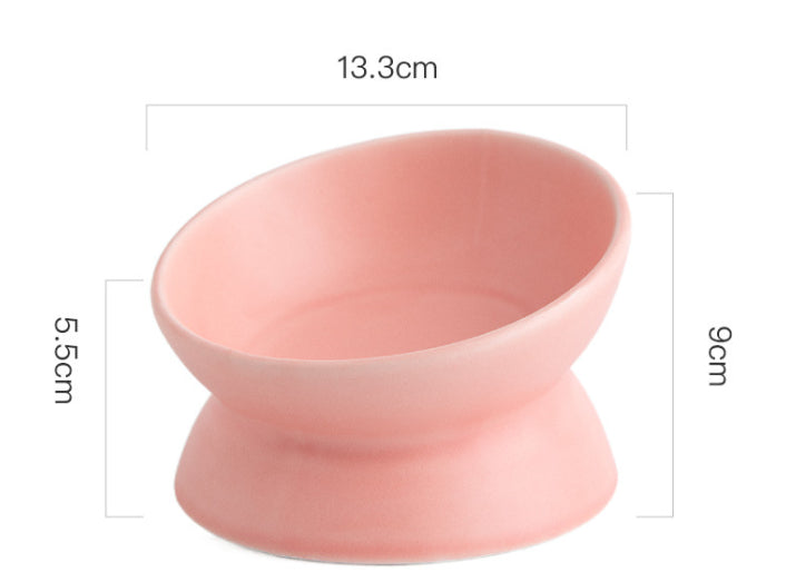 Elevated Pet Bowl – Spine-Supporting Ergonomic Feeding Dish