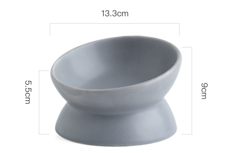 Elevated Pet Bowl – Spine-Supporting Ergonomic Feeding Dish