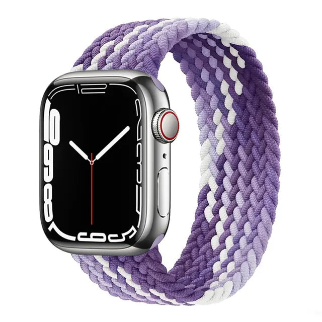 Upgrade Your Apple Watch with a Stretchable Nylon Elastic Loop Band