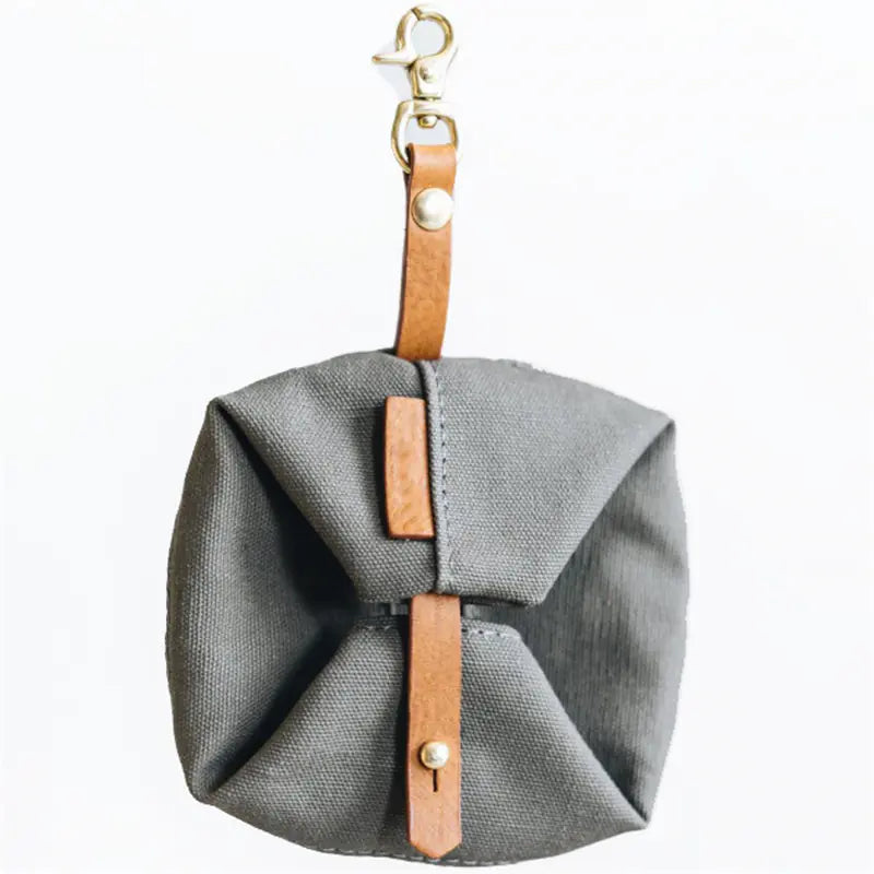 Waterproof Foldable Canvas Dog Bowl