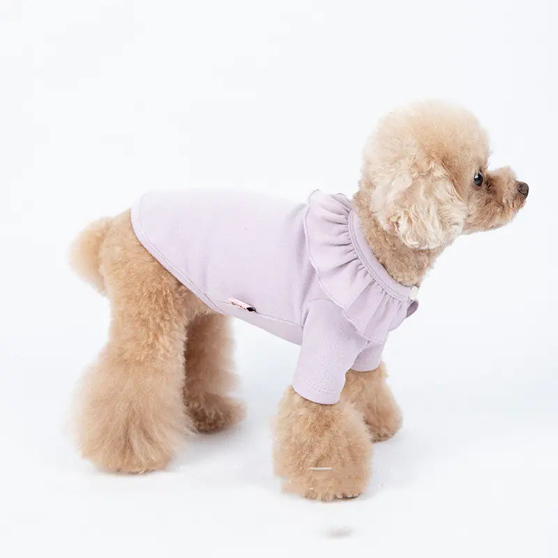 Cozy Acrylic Pet Clothing – Thickened Long-Sleeve Autumn & Winter Outfit for Small to Medium Pets (XXS to 3XL Sizes)