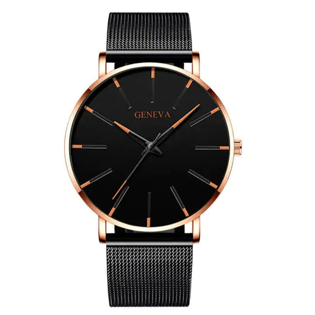 Elevate Your Style with a Minimalist Stainless Steel Watch