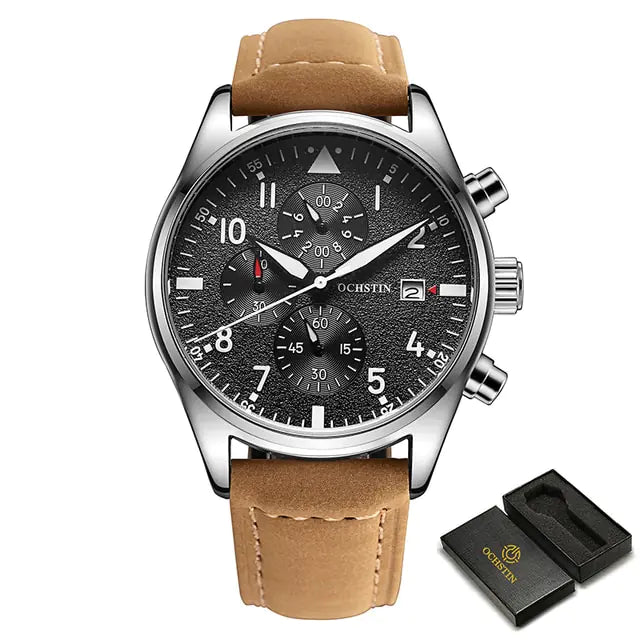OCHSTIN Men's Quartz Chronograph Watch: Precision Meets Adventure