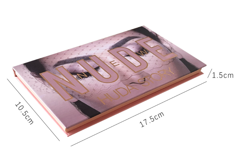Desert Rose Eyeshadow Palette – 18 Matte & Shimmer Shades in Warm Neutral Tones (6.9" x 4.1" x 0.6")