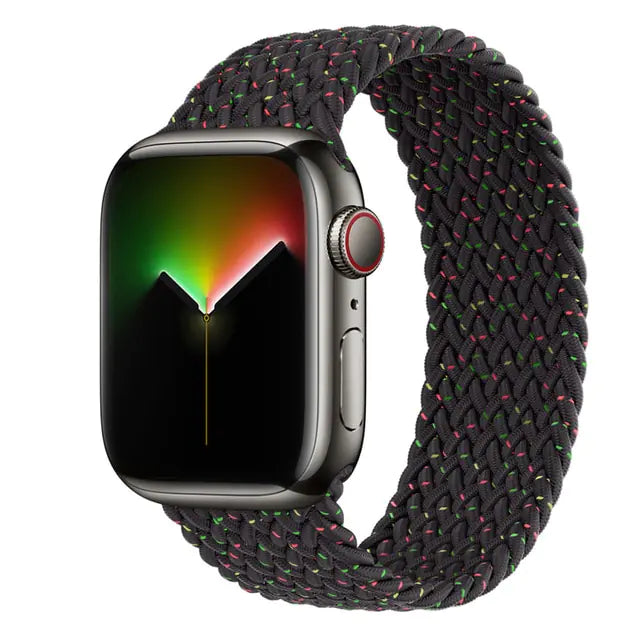 Upgrade Your Apple Watch with a Stretchable Nylon Elastic Loop Band