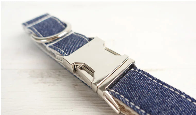Plaid Pet Leash and Collar Set – Durable & Stylish Polyester Walking Accessory (Sizes XS–XL)