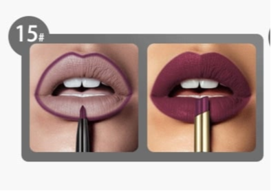 Double Lipstick Lip Liner – 2-in-1 Matte Lipstick and Rotating Liner