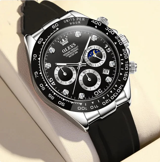 Lumi Tech Men's Multifunctional Quartz Watch: Where Style Meets Functionality