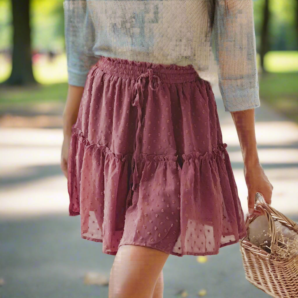 Boho Ruffle Skirt – Embrace Effortless Bohemian Style
